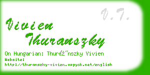 vivien thuranszky business card
